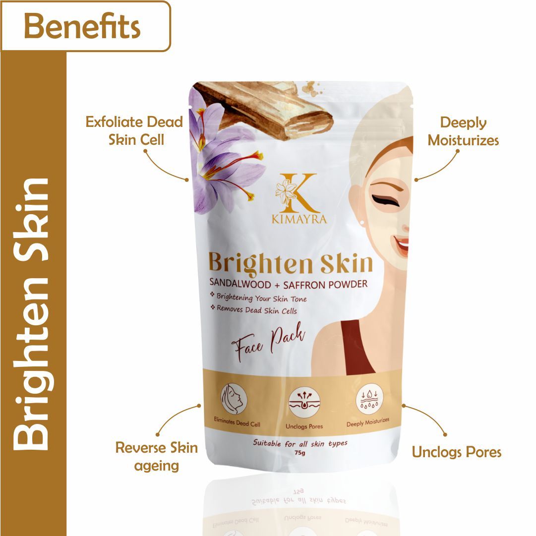 Sandalwood + Saffron Face Pack Powder
