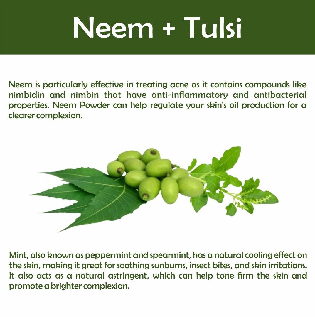 Neem + Tulsi Face Pack Powder
