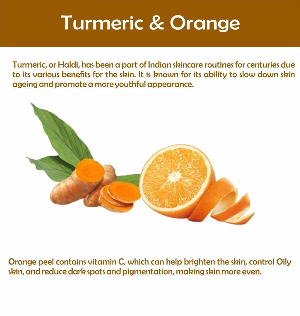 Turmeric + Orange Face Pack Powder