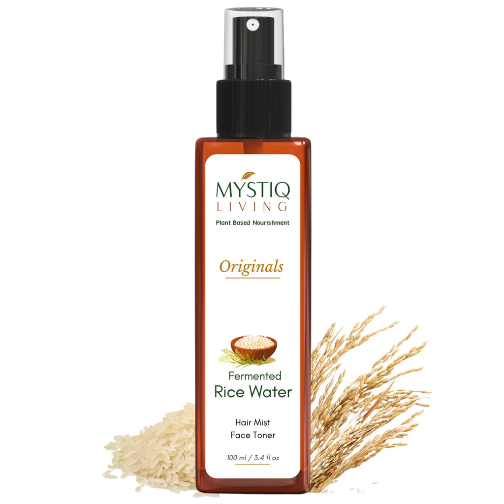 Fermented Rice Water Face Toner Spray For Korean Glass Skin, Natural Hydrating Spray