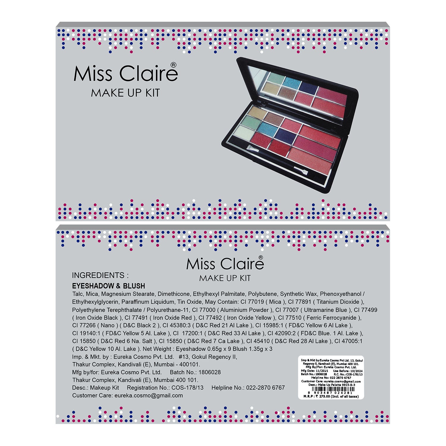 Make Up Palette - 9915 B-3