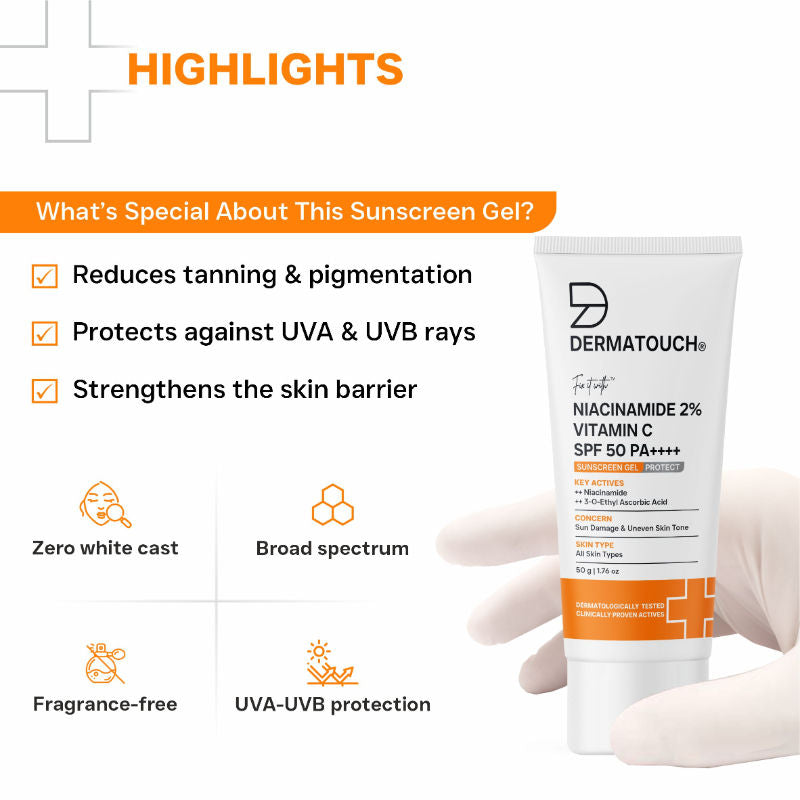 Niacinamide 2% Vitamin C Sunscreen With SPF 50+ PA ++++