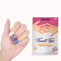 Instant Stick On Nails - Purple Chrome 24 Reusable Artificial Fake Nails Light Salon Look