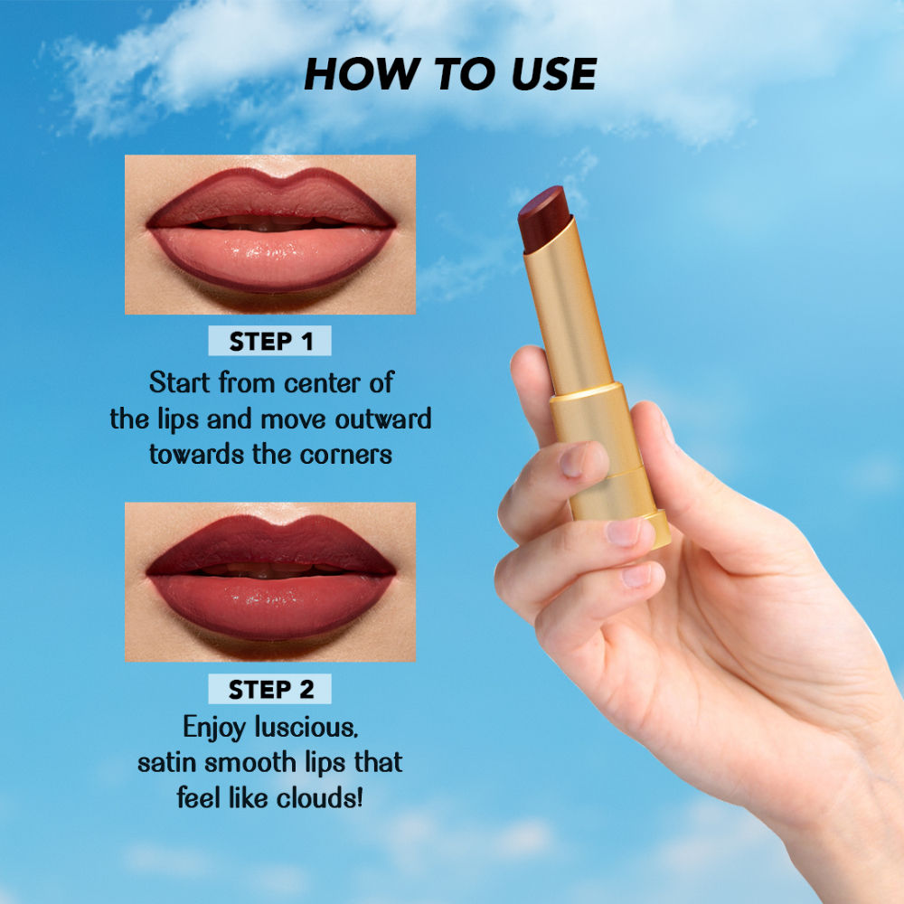 Ultra - Light Lush Creme Lipsticks, Enriched with Ceramides and Shea Butter