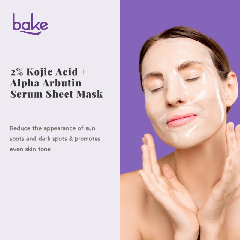 2% Kojic Acid + Alpha Arbutin Sheet Mask For Glowing Skin & Pigmentation
