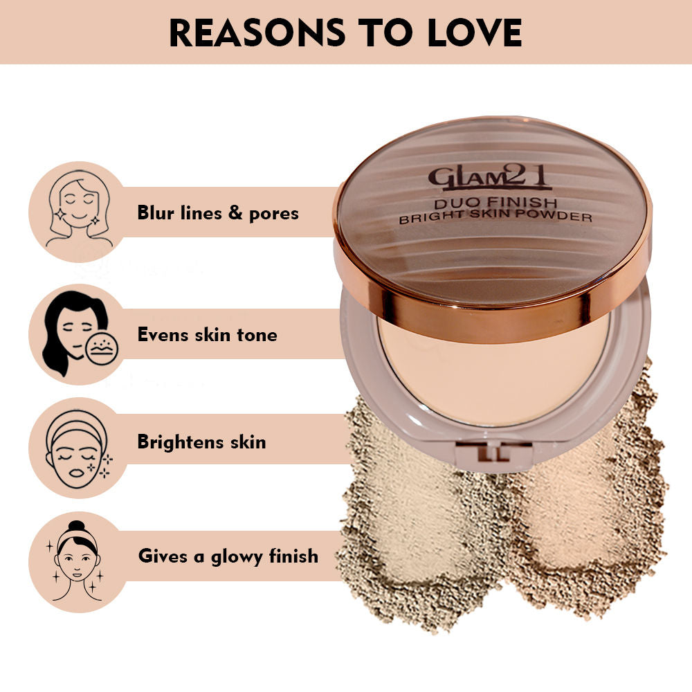 Duo Finish Bright Skin Compact Powder