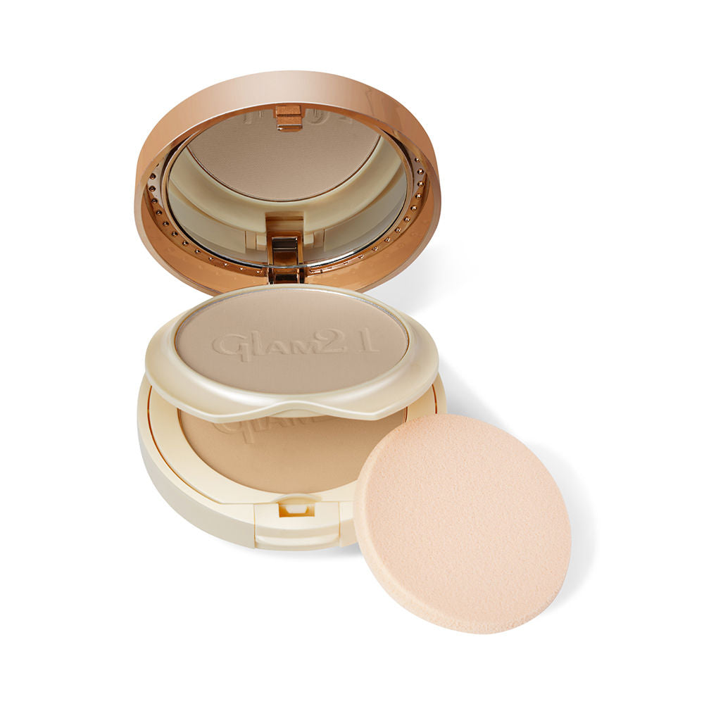 Clear & Bright 2-in-1 Silk Compact Powder - Marble-01