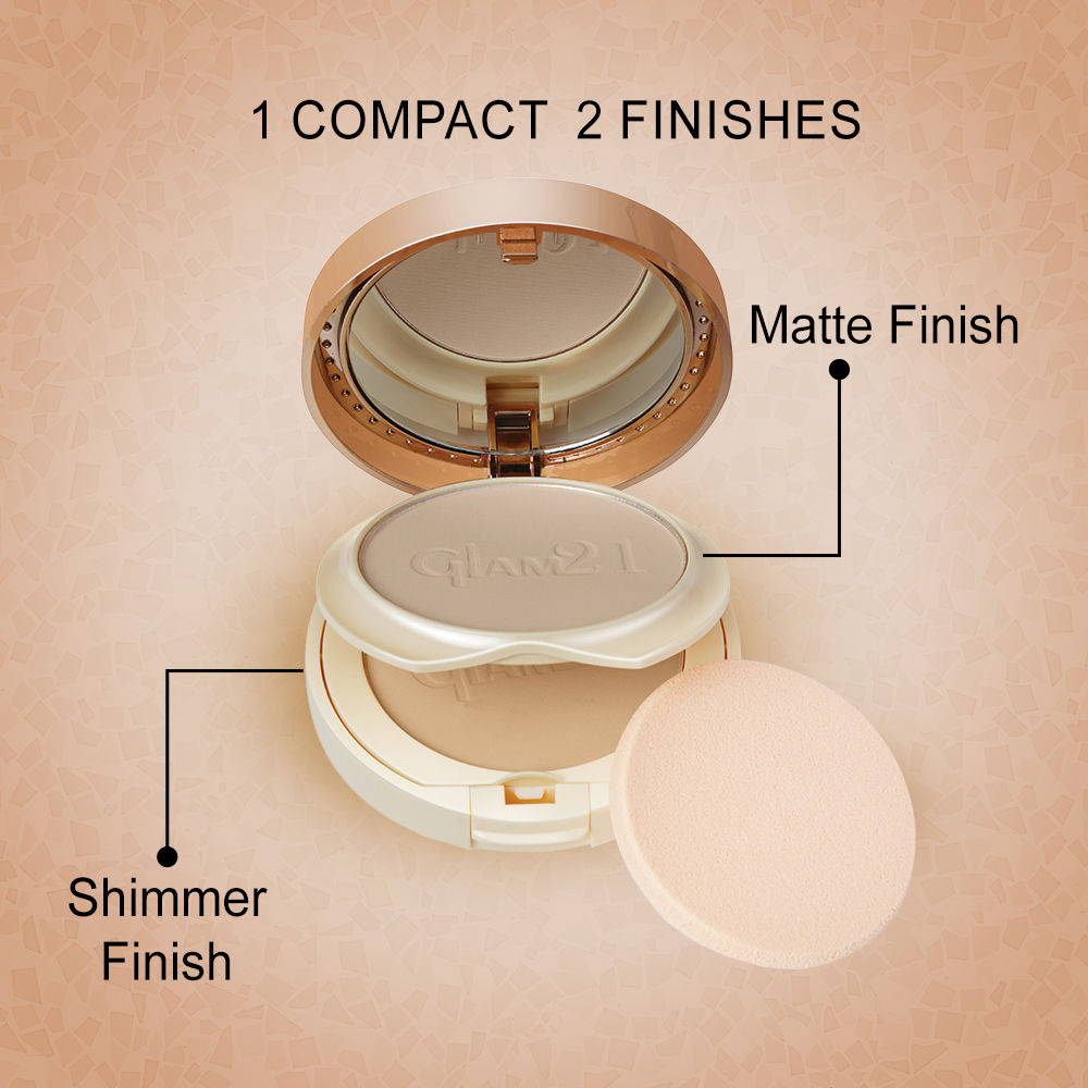 Clear & Bright 2-in-1 Silk Compact Powder - Marble-01
