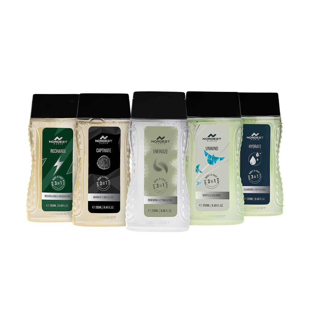 Energize Renewing & Stimulating 3 In 1 Hair, Body & Face Wash