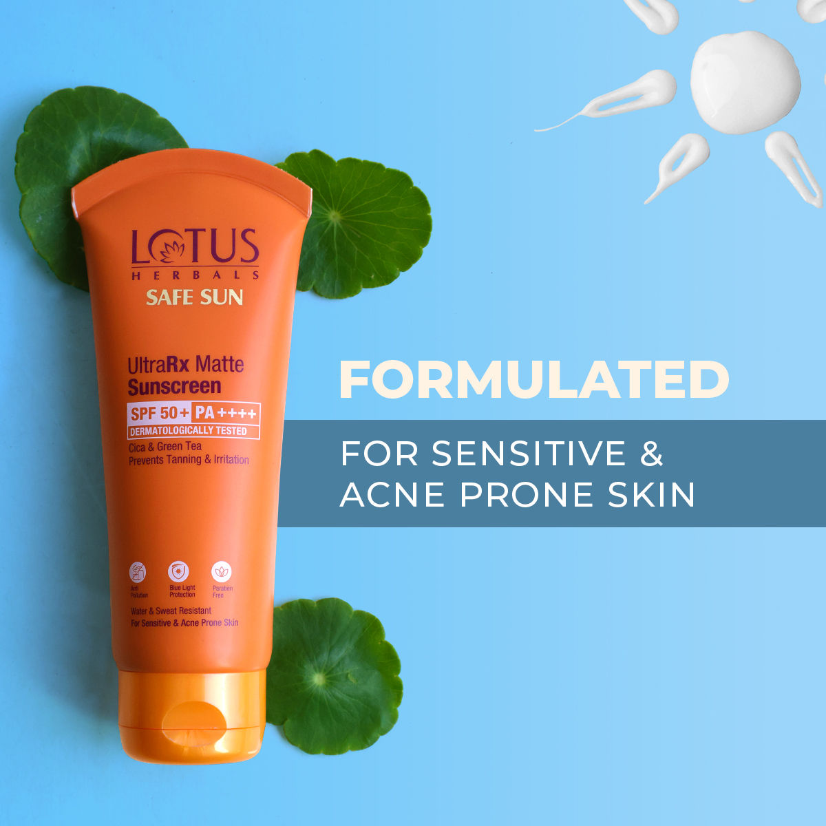 UltraRx Matte Sunscreen SPF 50+ PA++++ | With Cica and Green Tea | All Skin Types