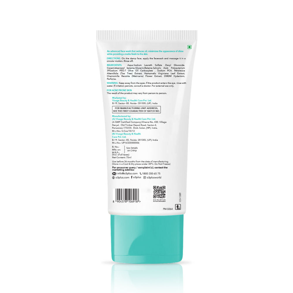Salicylic Acid 2% Acne Prone Skin Perfectly Clean Face Wash