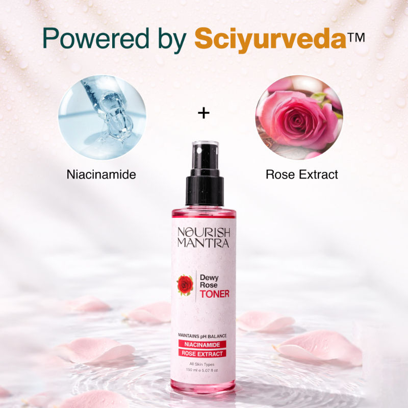 Nourish Mantra’s Dewy Rose Toner to Calm Inflamed Skin