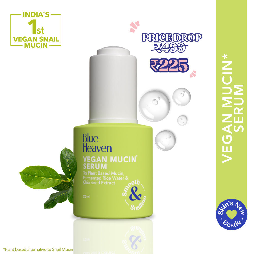 Vegan Mucin Face Serum Infused with 3% Plant Based Mucin