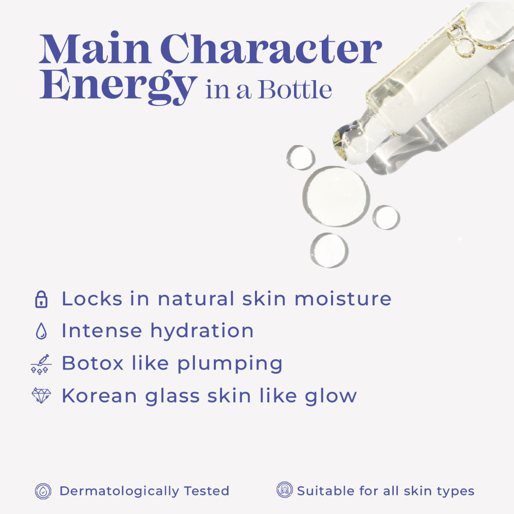 Vegan Mucin Face Serum Infused with 3% Plant Based Mucin