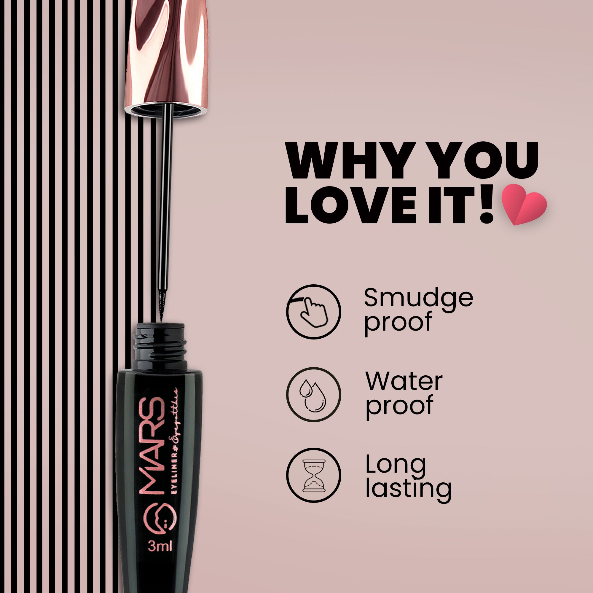 Glossy Liquid Eyeliner - Black