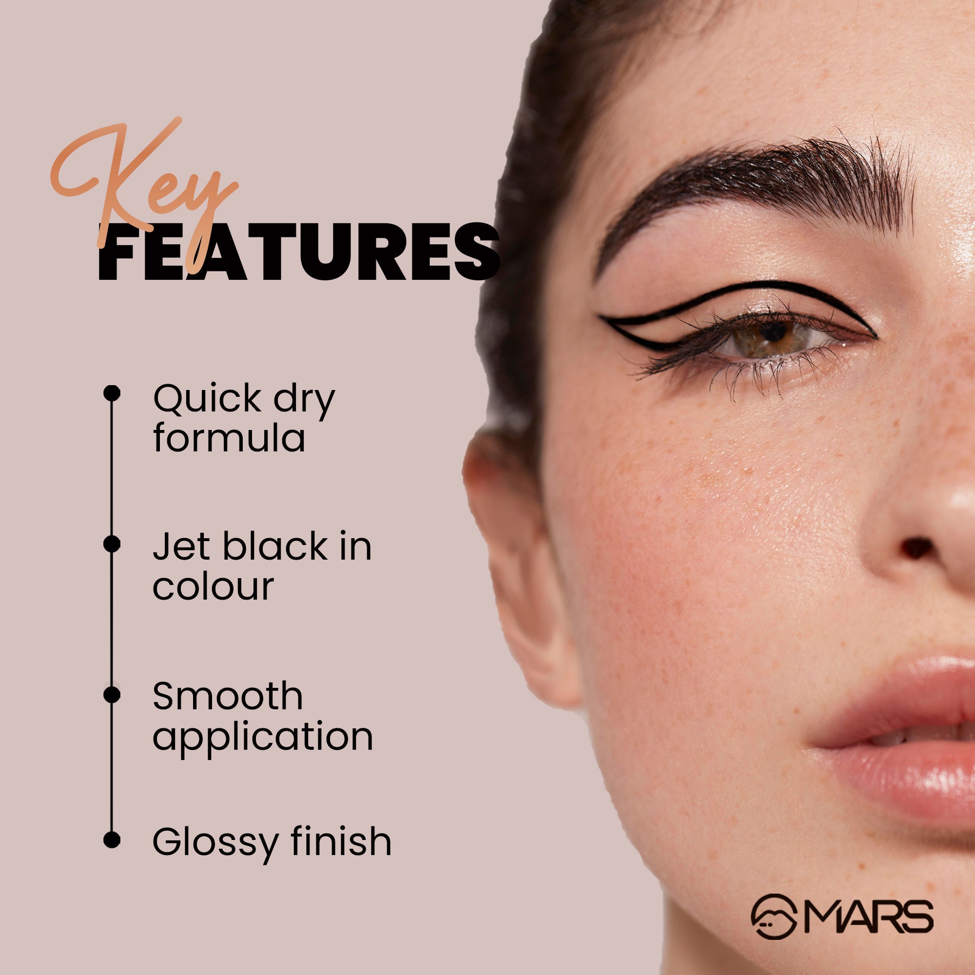 Glossy Liquid Eyeliner - Black
