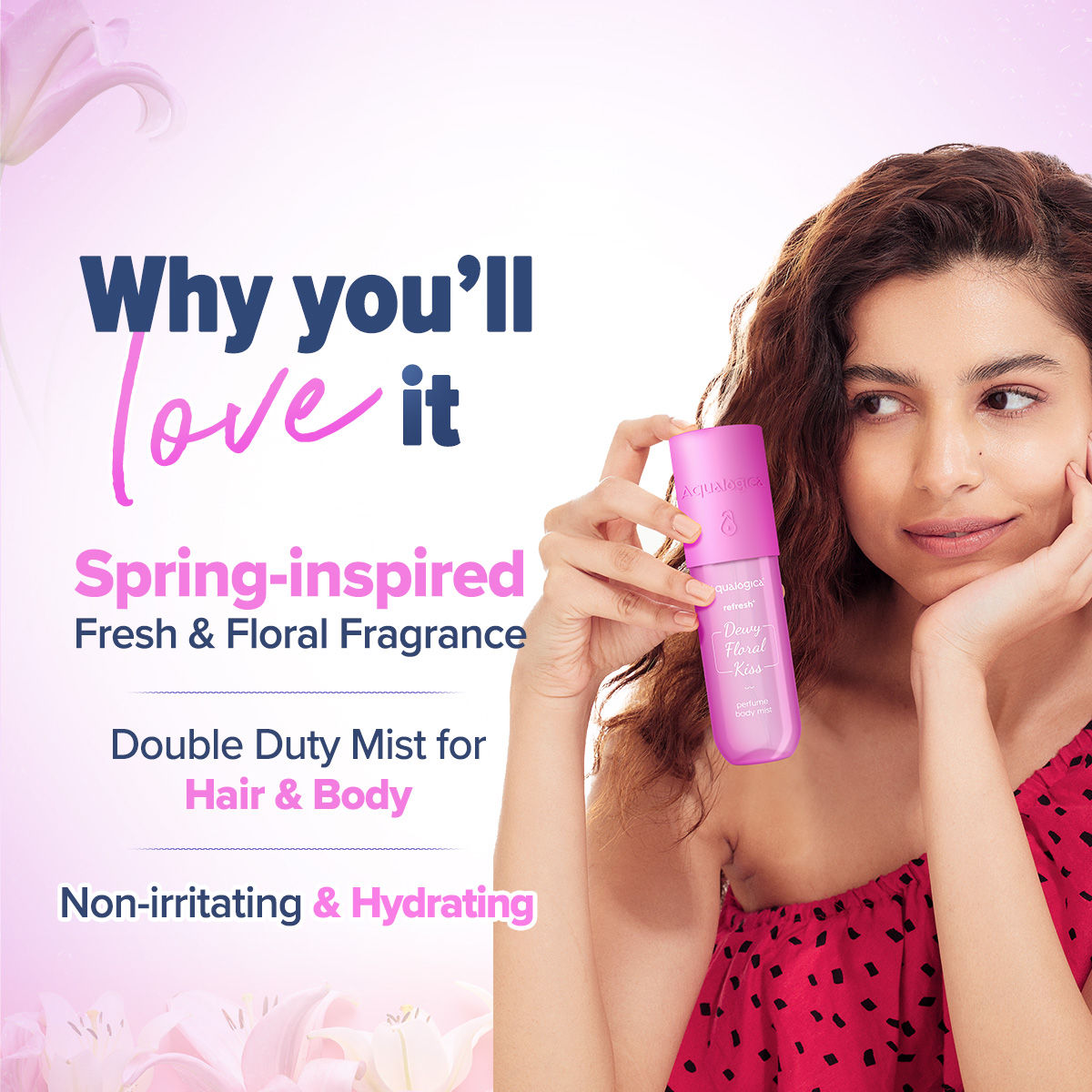 Refresh & Dewy Floral Kiss Perfume Body Mist