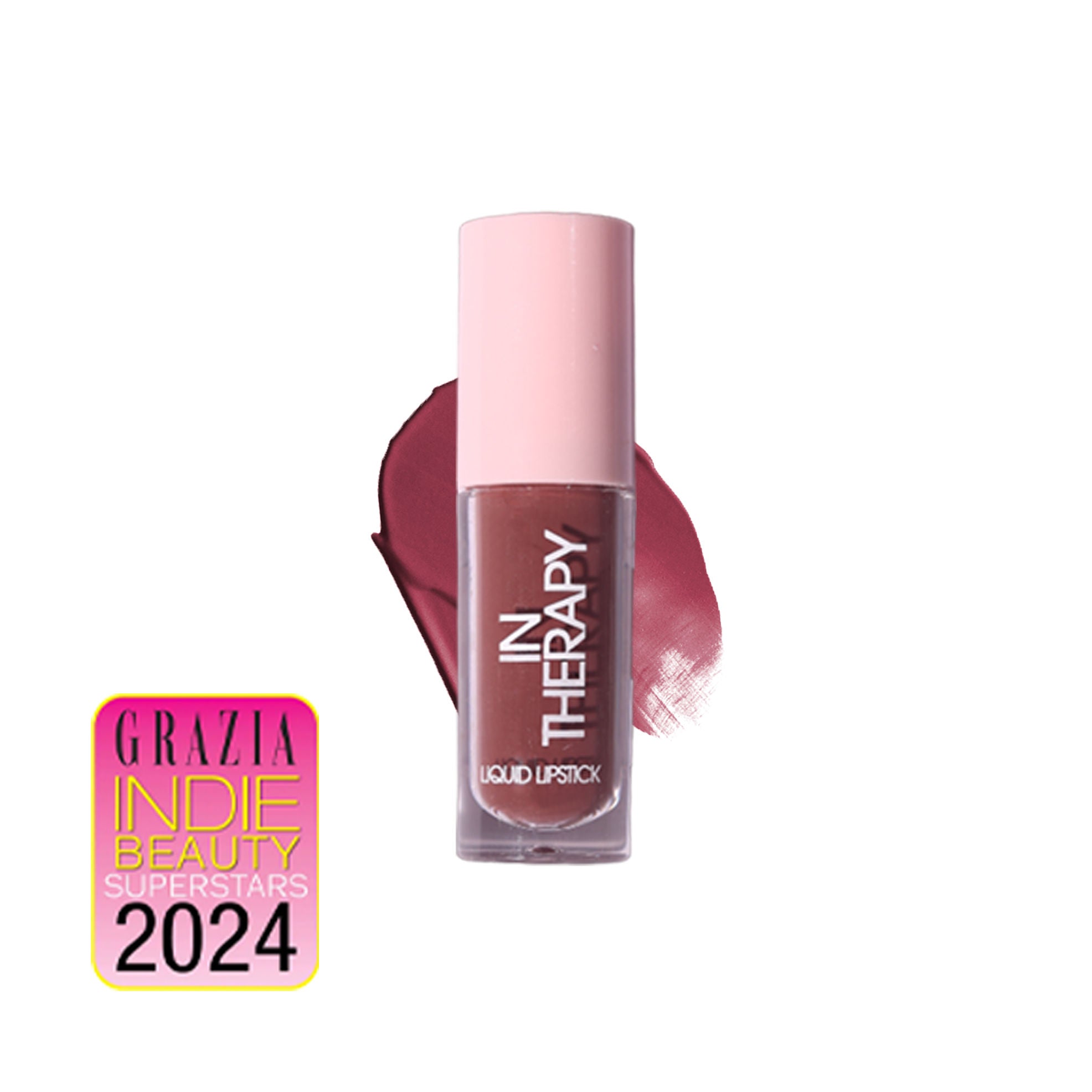 Hydrating Liquid Lipstick, Lightweight, Hydrating, Glossy, With Hyaluronic Acid - Brainwash
