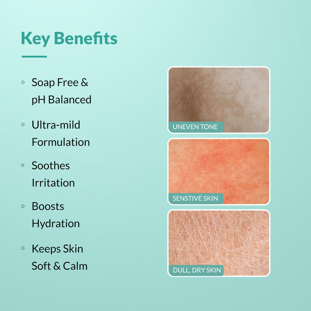 Dewrav Body Wash for Dry & Sensitive Skin with Ceramide Complex, Repair Skin Barrier