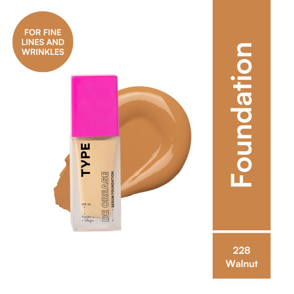 Serum Foundation SPF 50 PA++++ For Fine Lines with Tripeptides - 228 Walnut
