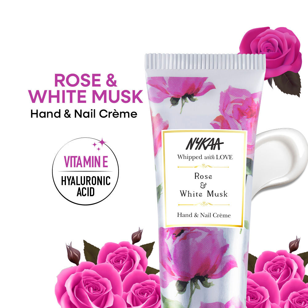 Nykaa Wanderlust Summer In Amalfi Citrus Nail And Hand Creme For Deep Hydration and Moisture Lock - Rose & White Musk