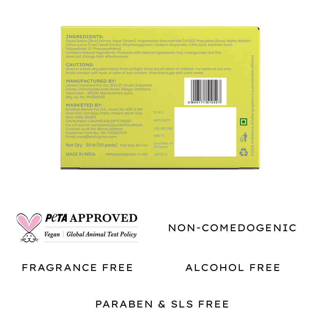 44% Rice Water Brightening Serum Pads
