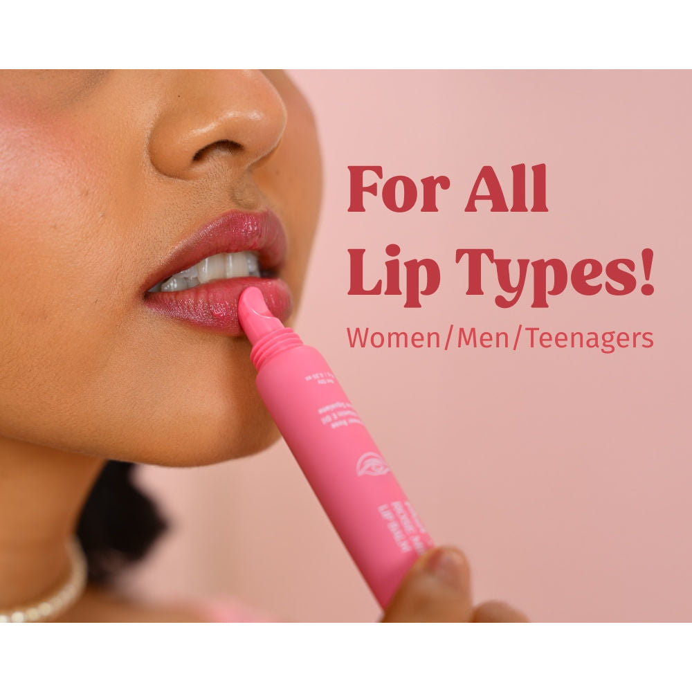 Rose Milk Lip Balm With Pink Tint & Enriched With Rose Petals, Vitamin E & Olive Squalane