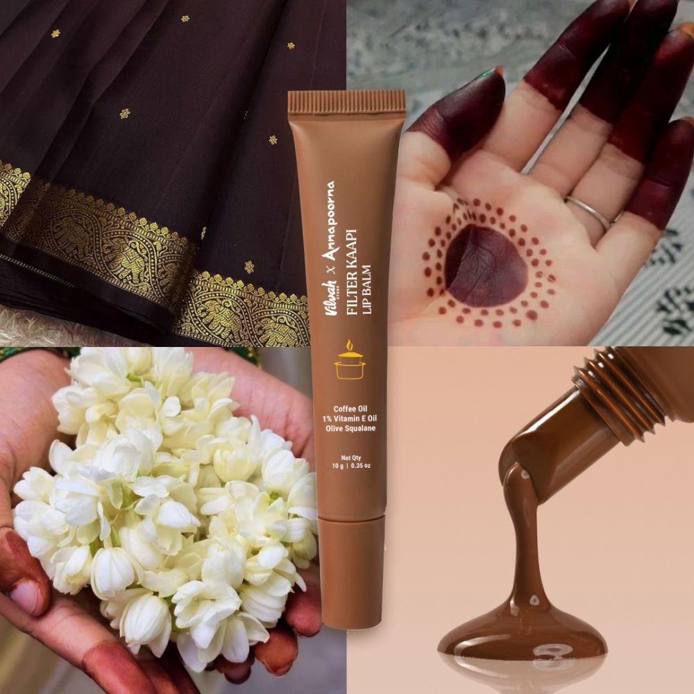 Filter Kaapi Lip Balm With Authentic Coffee Extract Brown Tint Balm For Dry & Chapped Lips
