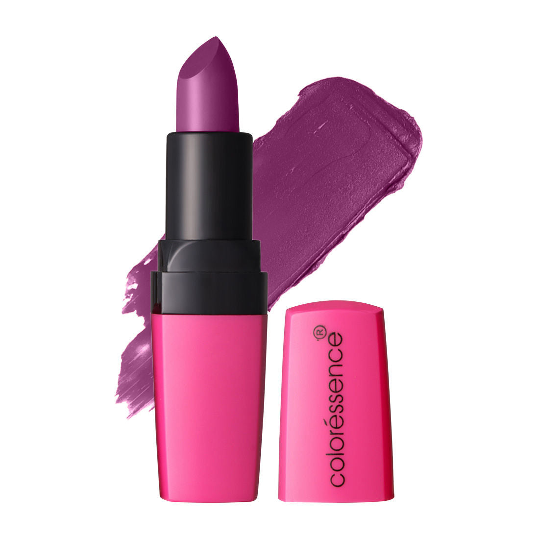 Moist Matte Lipstick, Long Lasting Hydrating Vitamin C Shea Butter Pigmented - Splendid Plum