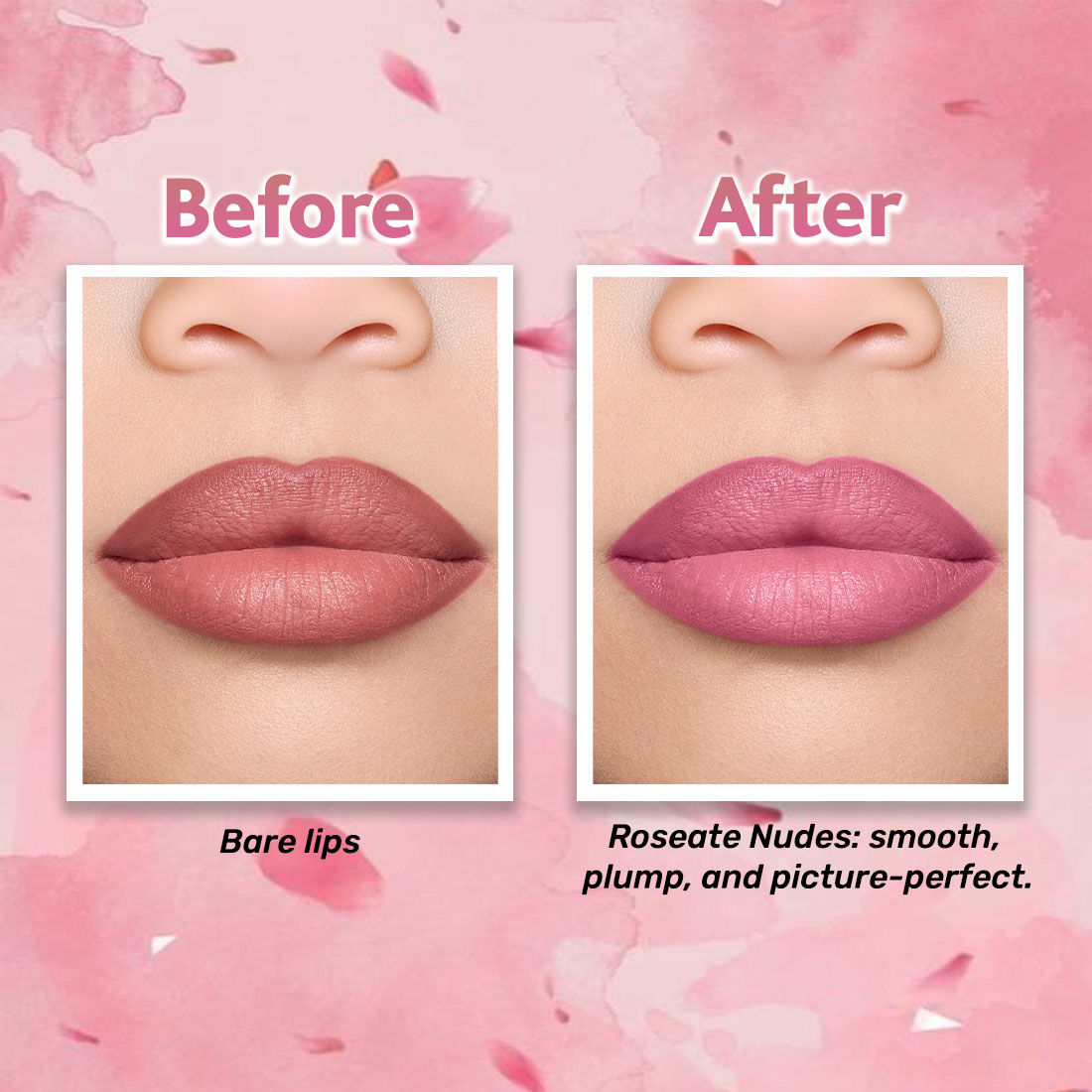 Roseate Nudes Matte Lipstick, Long Stay, Moisturising & Waterproof