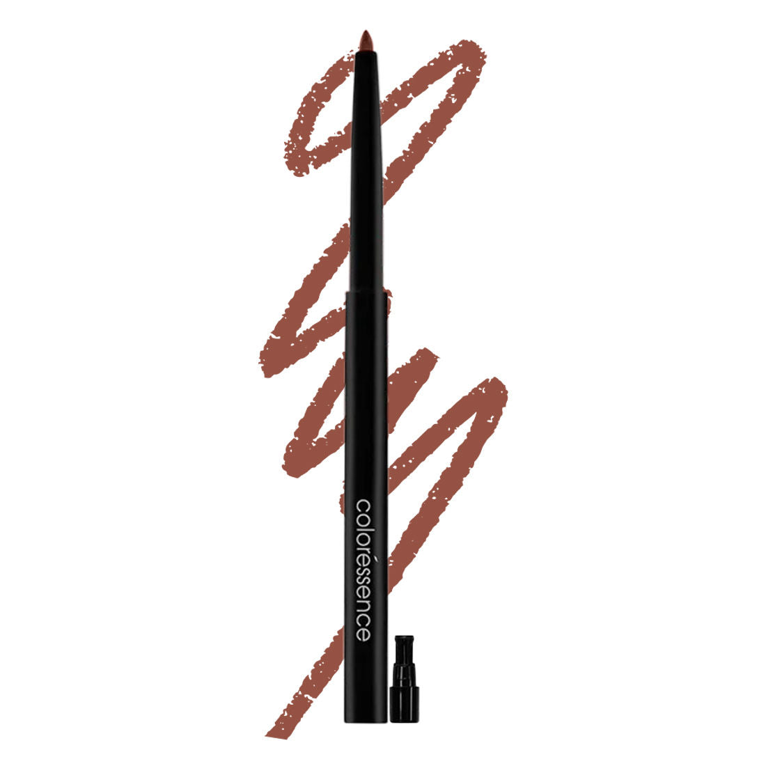 Pout Perfect Lip Liner with Sharpener, Long Lasting Smudgeproof Waterproof - Chocolate