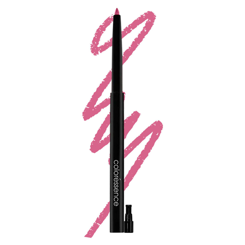 Pout Perfect Lip Liner with Sharpener, Long Lasting Smudgeproof Waterproof - Pink Delight