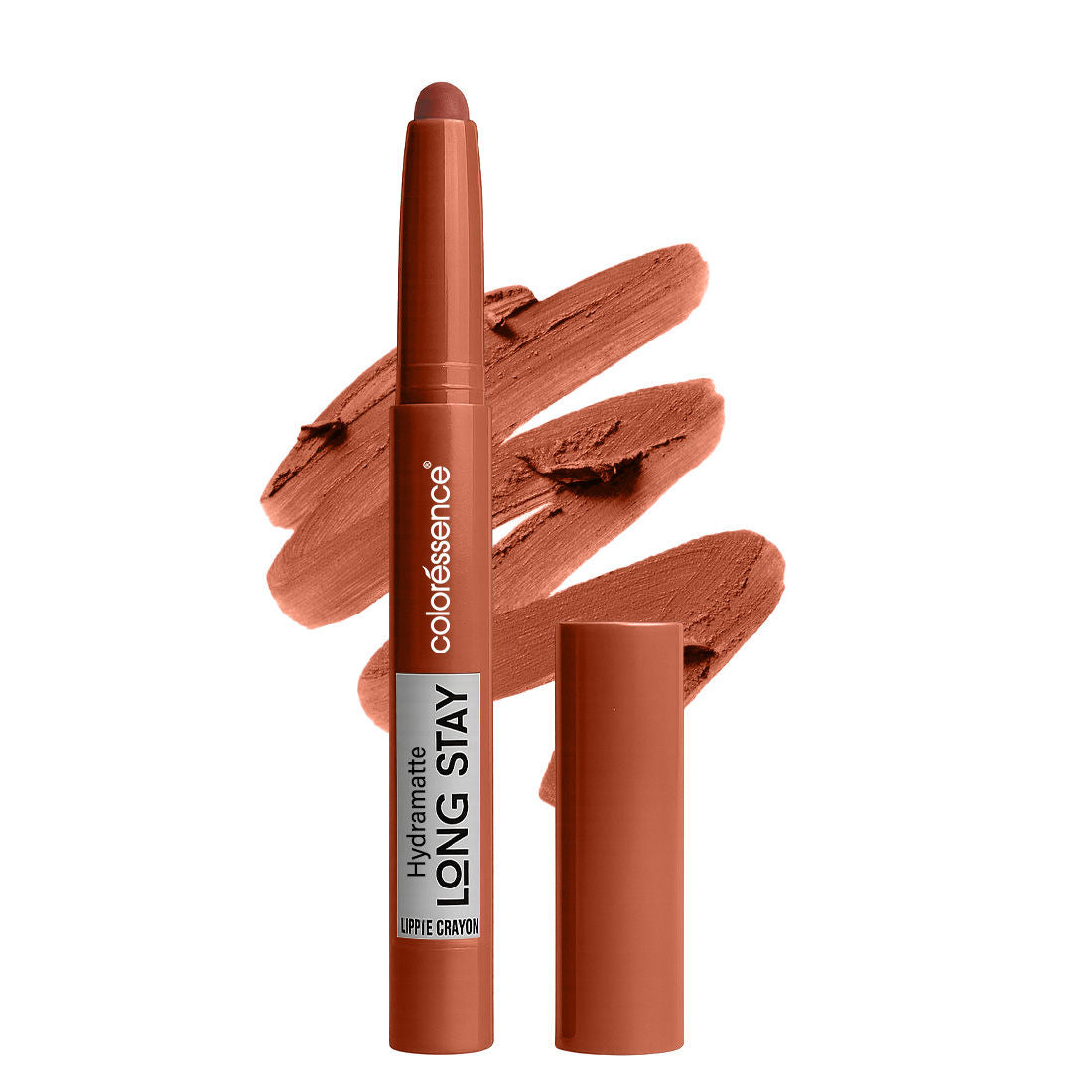 Hydra Matte Lip Crayon, Long Lasting, Smudgeproof, Hydrating Matte Finish - Flame
