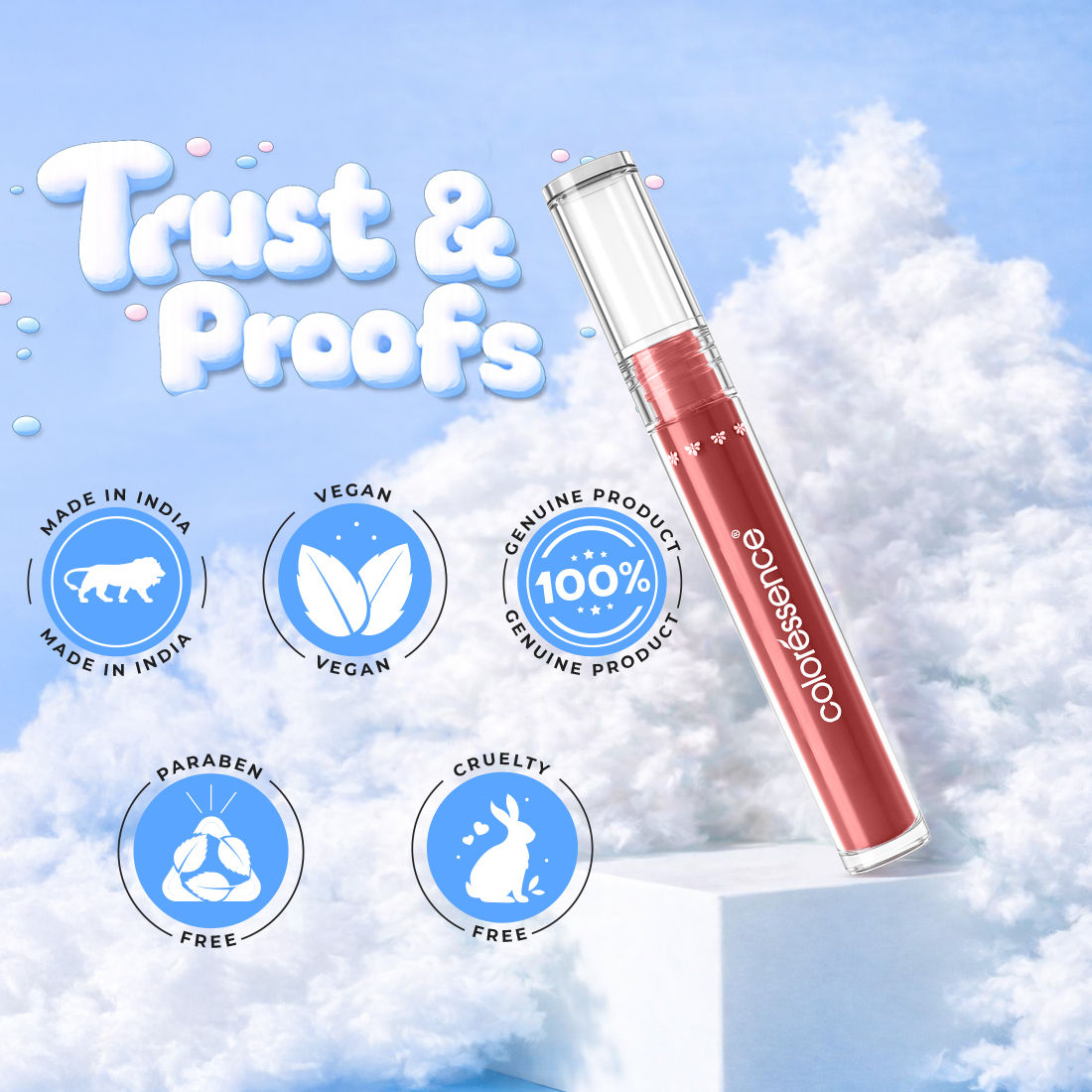 Cloud Kiss Liquid Lipstick, Weightless, Long Lasting, Non-Transfer Matte