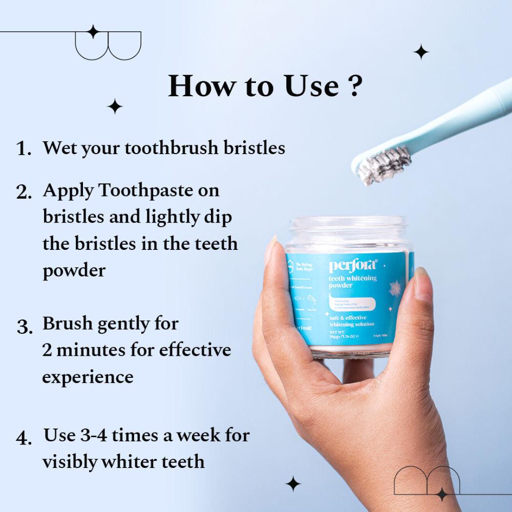 Teeth Whitening Powder (Triple Mint)