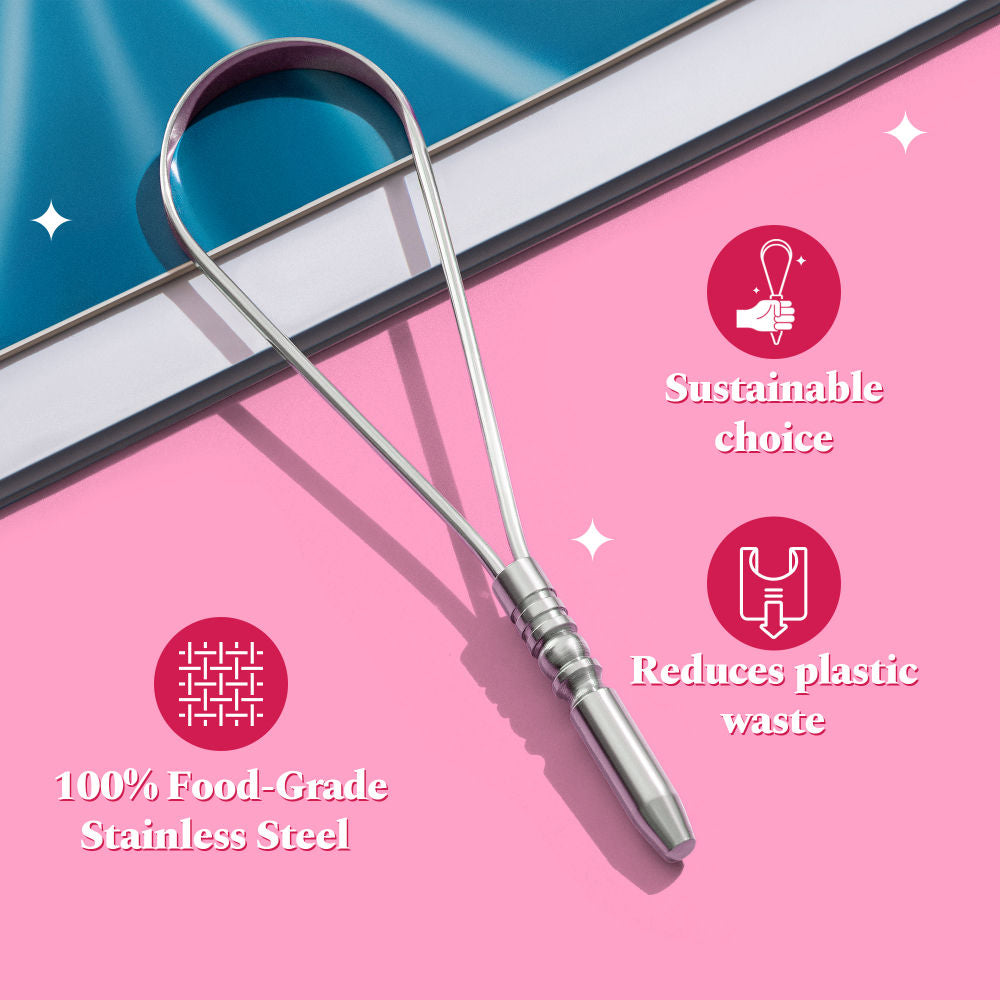 Stainless Steel Tongue Cleaner - Rust Free