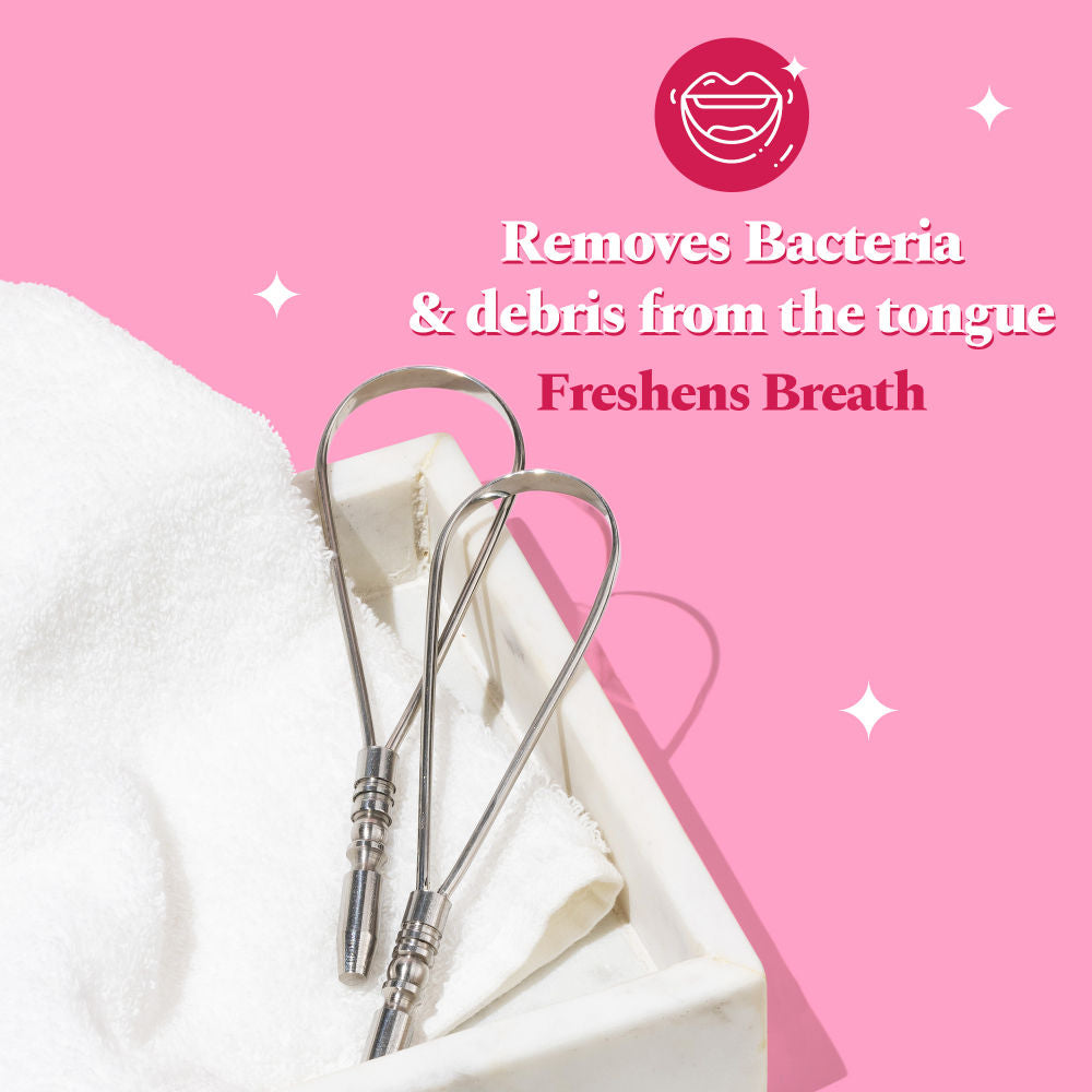 Stainless Steel Tongue Cleaner - Rust Free
