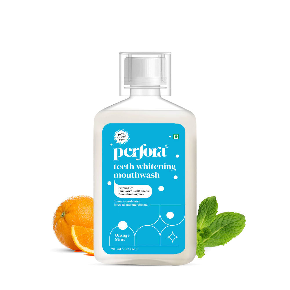 Teeth Whitening Mouthwash (Orange Mint)