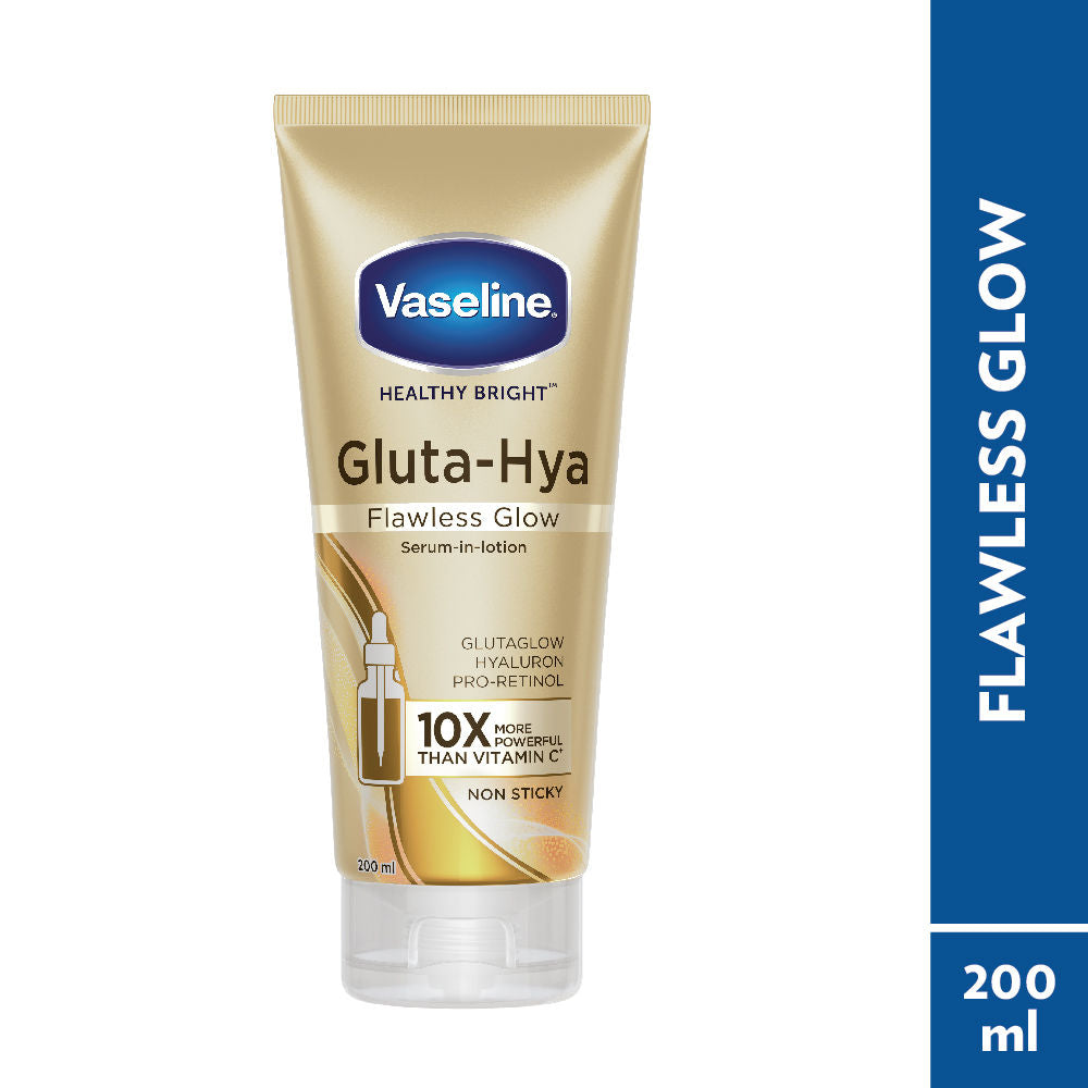 Gluta-Hya Flawless Glow Lotion Bright, Even Tone Skin Glutathione Infused Moisturizer