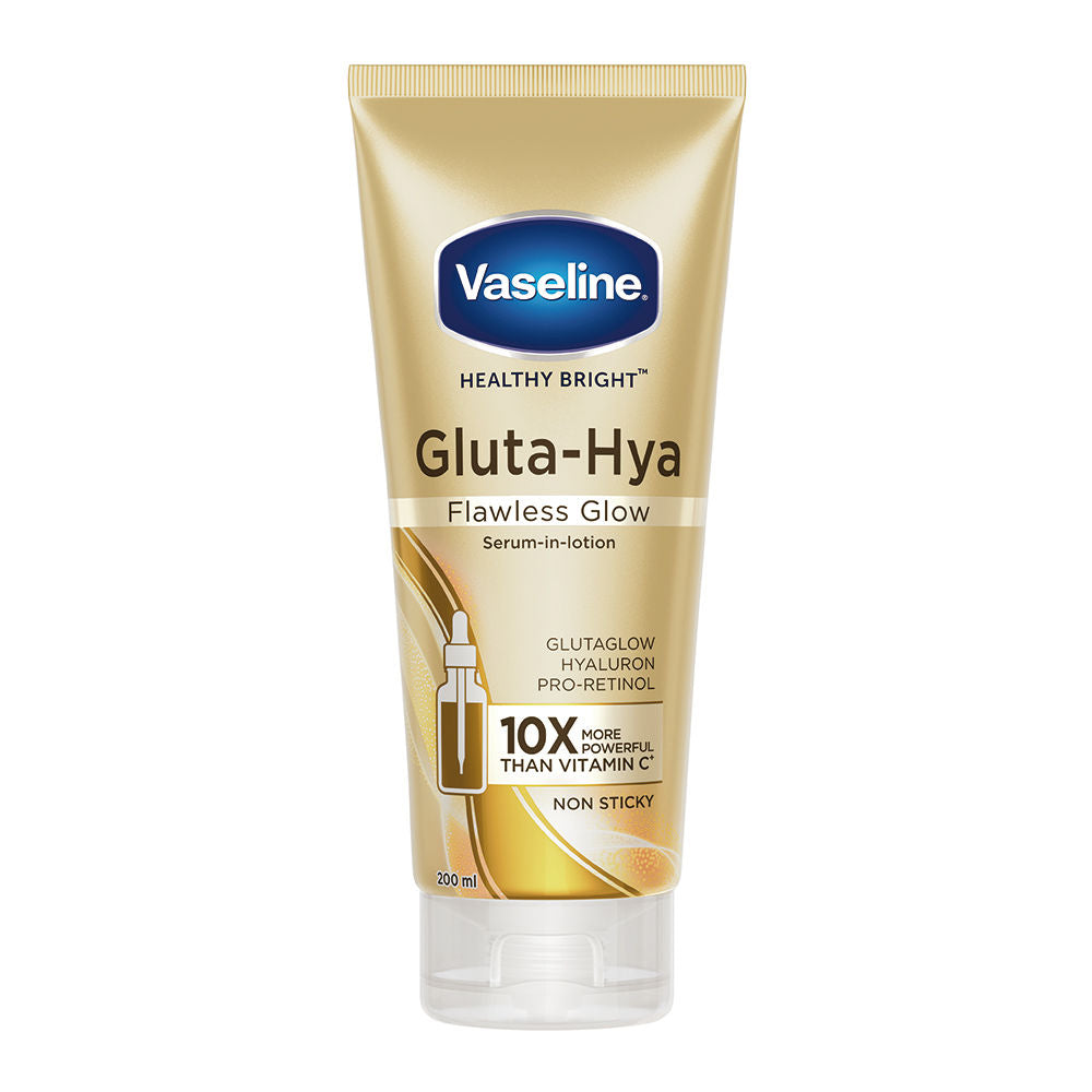 Gluta-Hya Flawless Glow Lotion Bright, Even Tone Skin Glutathione Infused Moisturizer
