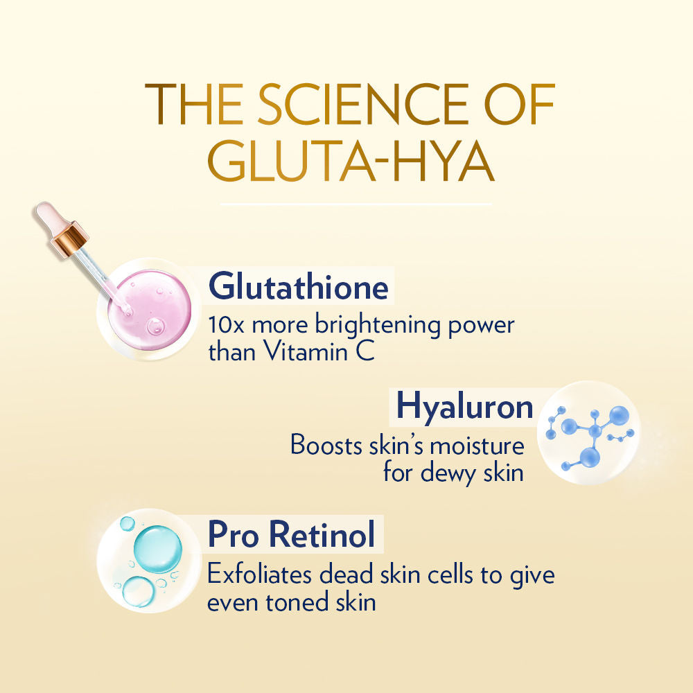 Gluta-Hya Flawless Glow Lotion Bright, Even Tone Skin Glutathione Infused Moisturizer