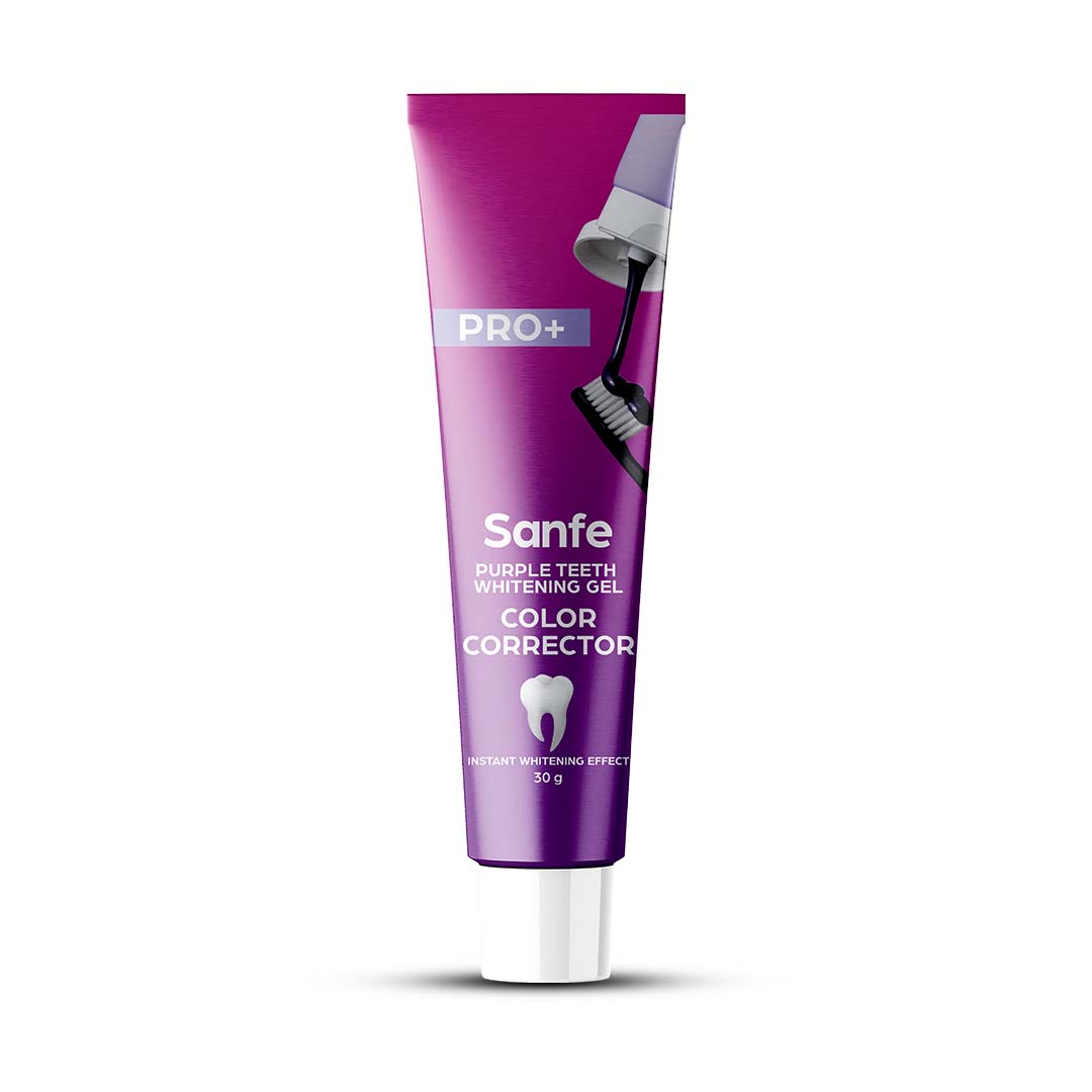 Purple Teeth Whitening Gel, Colour Corrector For Yellow Teeth, Dental Whitening Serum