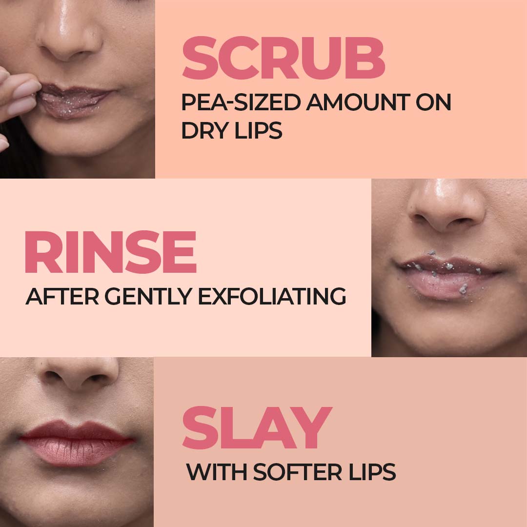 Lip Buff Gel, Dead & Dark Skin Removal Lip Scrub, Lip Balm For Pigmented Lips