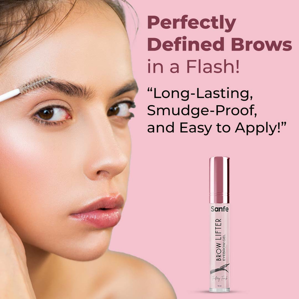 Brow Lifter Eyebrow Gel, Clear Setting Gel For Eyelashes & Brows, Waterproof & Sculpting