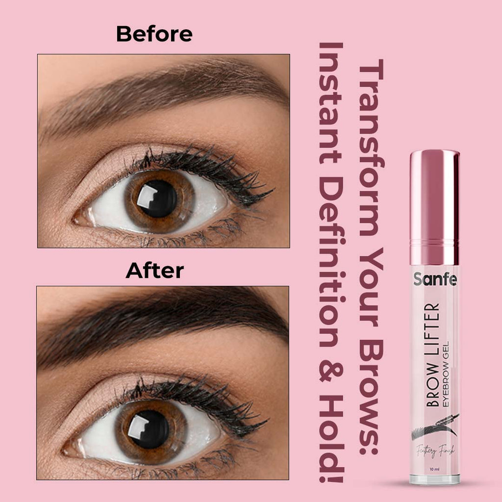 Brow Lifter Eyebrow Gel, Clear Setting Gel For Eyelashes & Brows, Waterproof & Sculpting