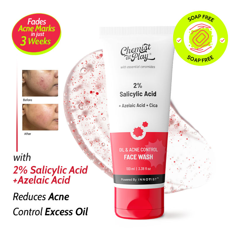 2% Salicylic Acid Face Wash For Oily Skin with Niacinamide Oil Cleanser for Face