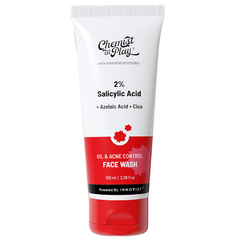 2% Salicylic Acid Face Wash For Oily Skin with Niacinamide Oil Cleanser for Face
