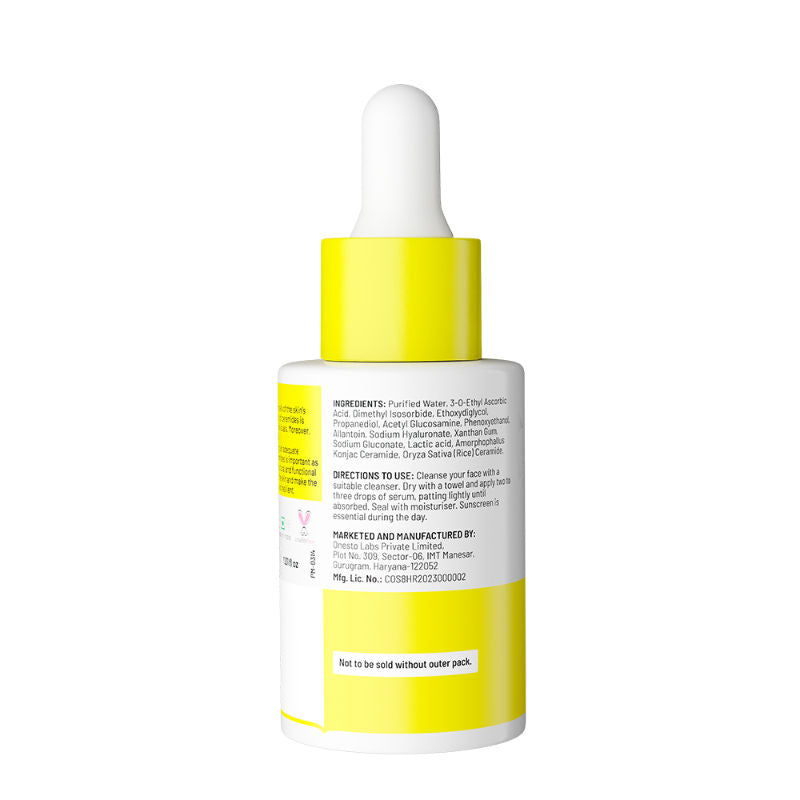 10% Vitamin C Face Serum Brightens Skin Treats Dark Spots & Hyperpigmentation