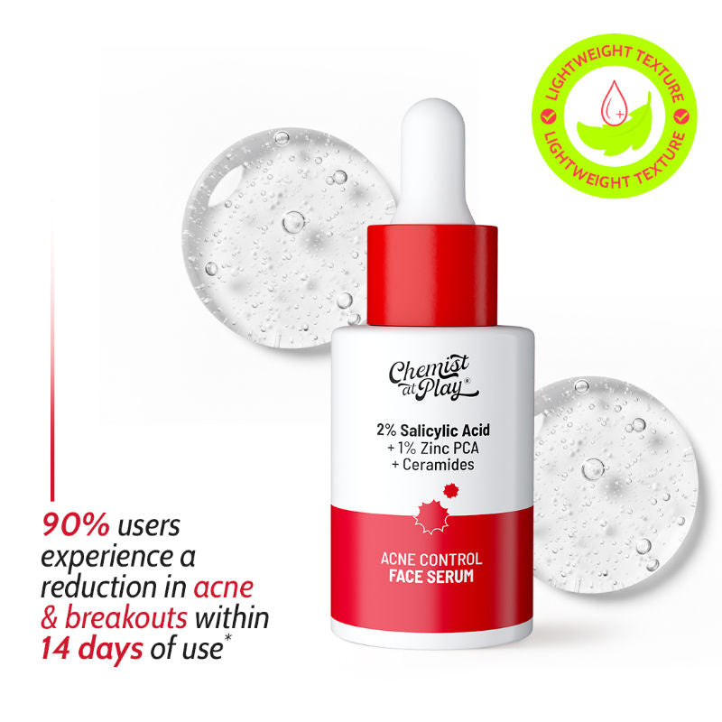 2% Salicylic Acid Face Serum Treats Active Acne, Controls Excess Oil - 30ml