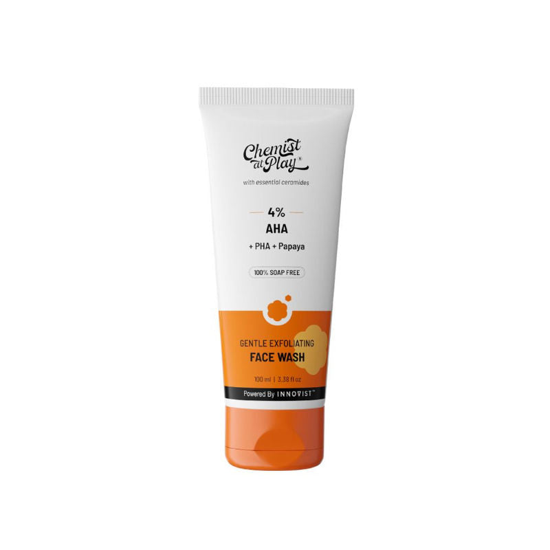 Chemist At Play's Gentle Exfoliating Face Wash Instant Glow Gently Exfoliates, Reveals Brighter Skin